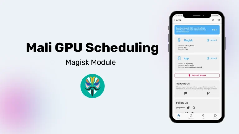 Mali GPU Scheduling Gaming Magisk